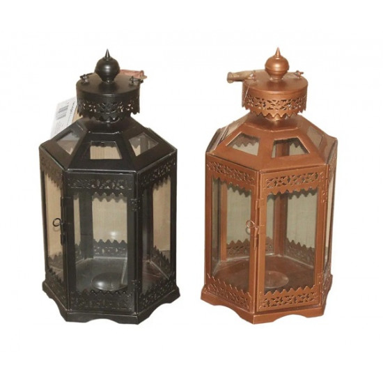 WI Lantern 47x25x25 cms with glass