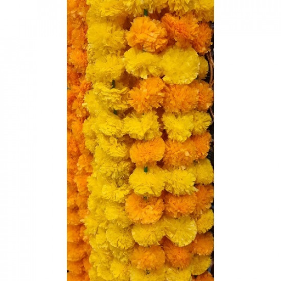 Yellow Orange Combined Artificial Flower