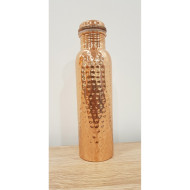 Hammered Pure Copper Water Bottle