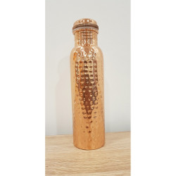 Hammered Pure Copper Water Bottle