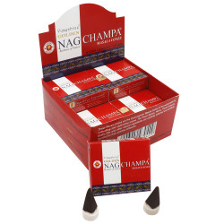 Golden Nag Champa Incense cones (Full Box)