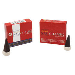 Golden Nag Champa Incense cones (Full Box)