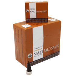 Golden Nag Palo Santo Incense cones (Full Pack)