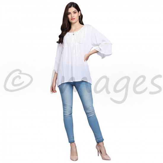 Top with Bell Sleeves