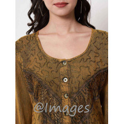 Tortilla Embroidded Long Dress