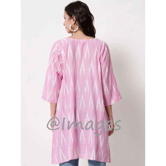 Taffy Ikat V Top