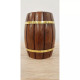 Wooden Money Box Barrel
